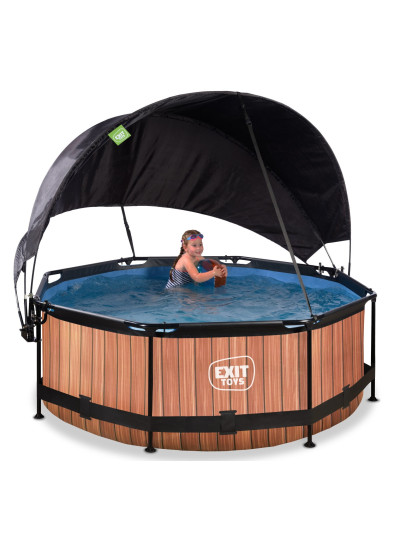 Басейн для дітей, з тентом  EXIT "Дерево" 244 х 76 см 